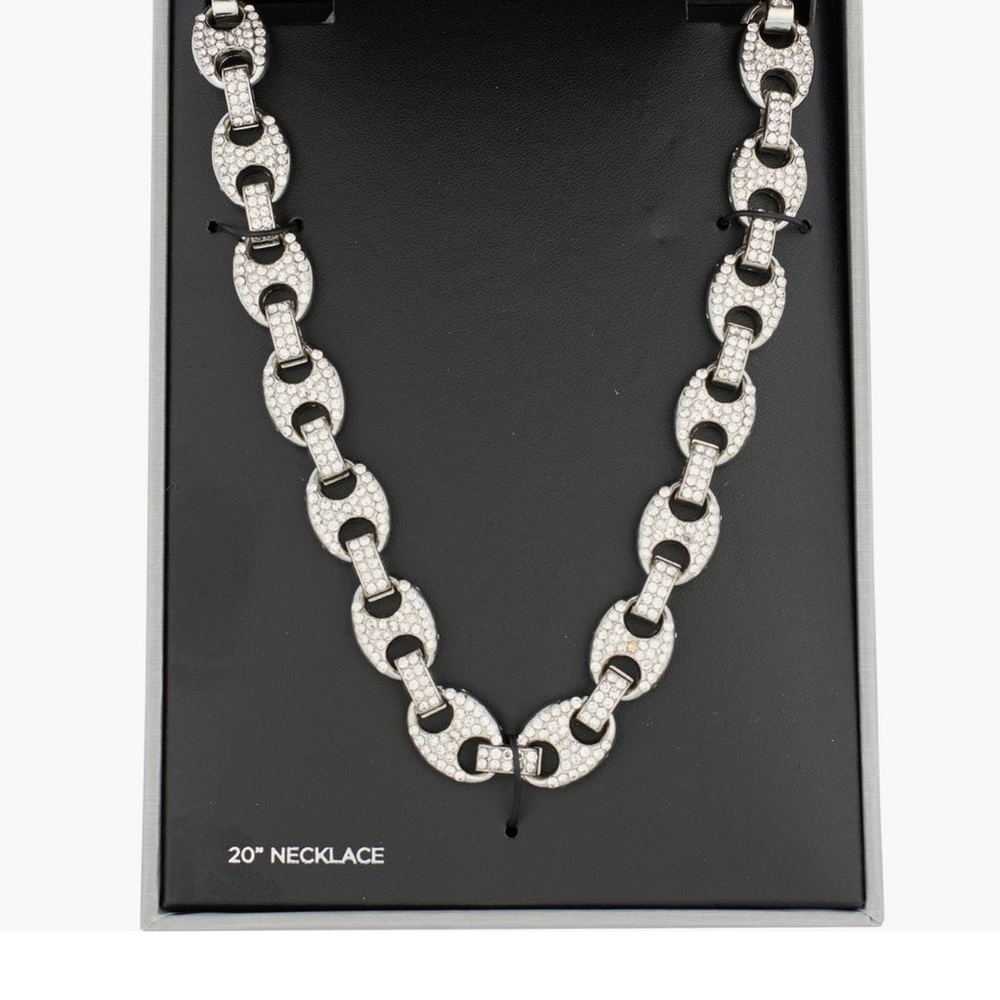 Armani Exchange Silver Link Necklace